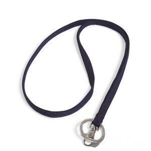 Vera Bradley Microfiber Keyring lanyard Navy Blue NWT, teachers, students, nurse